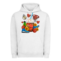 Pigment Lunar Rock Basketball Frappe Coffee Urban Hoodie - FaDigitalArtStudio