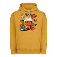 Pigment Peanut Butter Basketball Frappe Coffee Urban Hoodie - FaDigitalArtStudio