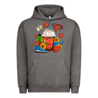 Pigment Tornado Basketball Frappe Coffee Urban Hoodie - FaDigitalArtStudio