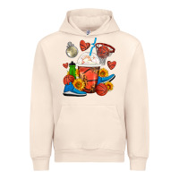 Sandshell Basketball Frappe Coffee Urban Hoodie - FaDigitalArtStudio