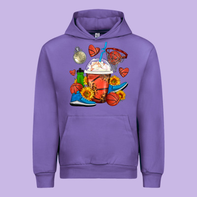 Basketball Frappe Coffee Urban Hoodie Designed By Fadigitalartstudio