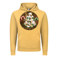 Vintage Mustard Merry Christmas Baseball Vintage Hoodie - RanaPortraitStore