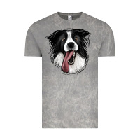 Cloud Rock Border Collie Vintage Tee - Jasminsmagicworld