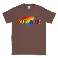 Chestnut love is love lgbtq Classic Tee - MaliasSmallBusiness