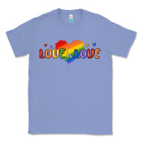 Colony Blue love is love lgbtq Classic Tee - MaliasSmallBusiness