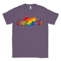 Lavender love is love lgbtq Classic Tee - MaliasSmallBusiness