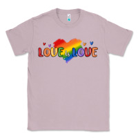 Lilac love is love lgbtq Classic Tee - MaliasSmallBusiness