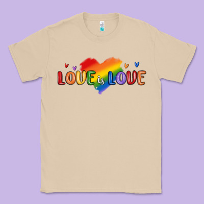 Love Is Love Lgbtq Classic Tee Designed By Maliassmallbusiness