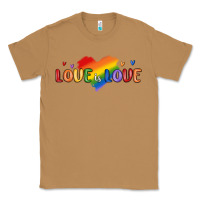 Toasted Coconut love is love lgbtq Classic Tee - MaliasSmallBusiness