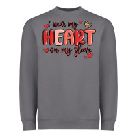 Storm i wear my heart on my sleeve Heavyweight Sweatshirt - MaliasSmallBusiness