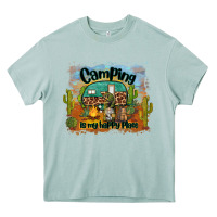 Arona camping is my happy place Heavy Core Tee - BarkalooDesign