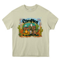 Mossy camping is my happy place Heavy Core Tee - BarkalooDesign