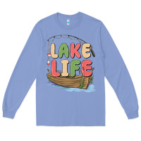 Colony Blue lake life Long Sleeve Tee - MaliasSmallBusiness