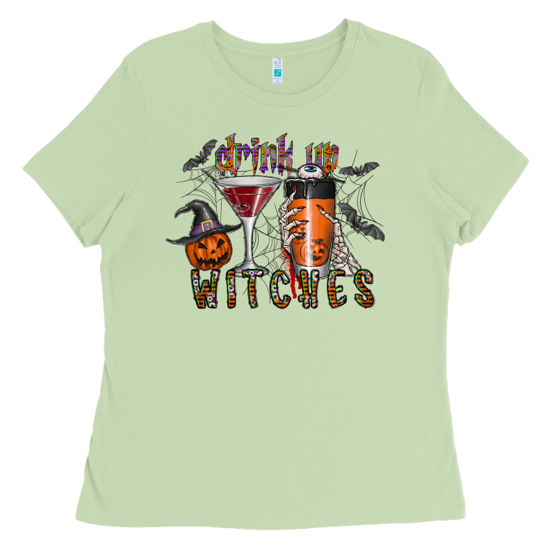 Drink Up Witches Ladies Tee by CowhideDigitalArt | Teevron