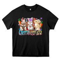 Black east nail hustler Heavy Core Tee - RacoonDesign