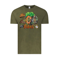 Vintage Olive zoo vibes Vintage Tee - JahusDesignShop