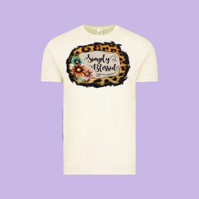 Simply Blessed Vintage Tee Designed By Jasminsmagicworld