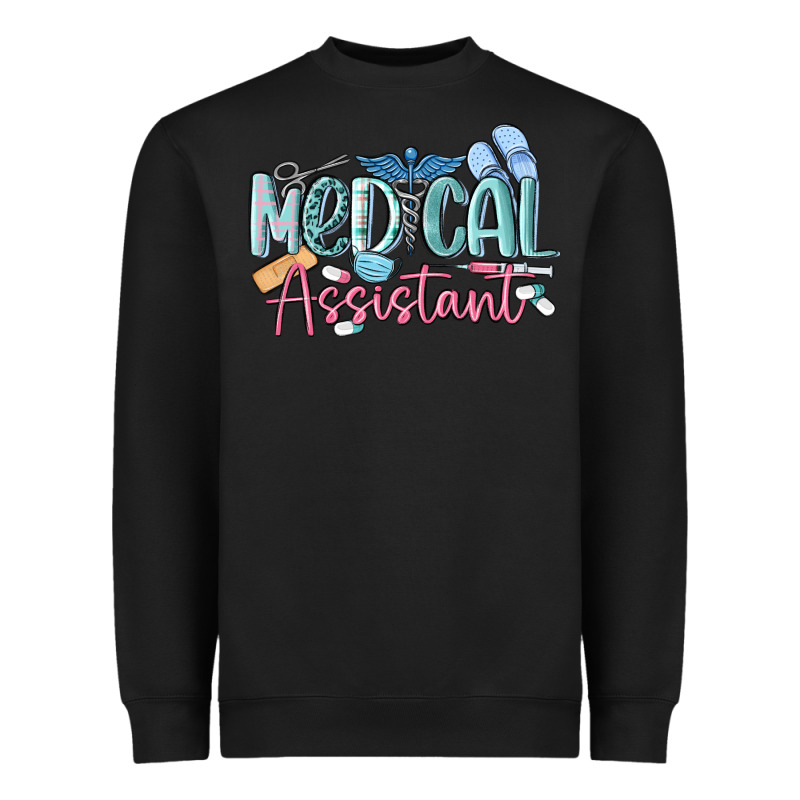 Medical Assistant Nurse Heavyweight Sweatshirt by MaliasSmallBusiness | Teevron