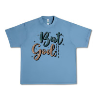 Pebble Blue but god Urban Heavy Tee - MaliasSmallBusiness