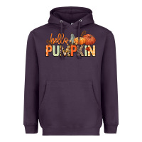 Plum Hello pumpkin Heavyweight Hoodie - NancyCooperArtShop