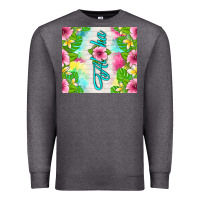 Charcoal Heather aloha summer Premium Sweatshirt - TumblerDesignByShophia