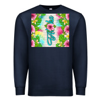 Navy aloha summer Premium Sweatshirt - TumblerDesignByShophia
