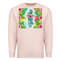 Pale Pink aloha summer Premium Sweatshirt - TumblerDesignByShophia