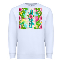 White aloha summer Premium Sweatshirt - TumblerDesignByShophia