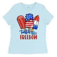 Baby Blue tastes like freedom Ladies Tee - JahusDesignShop