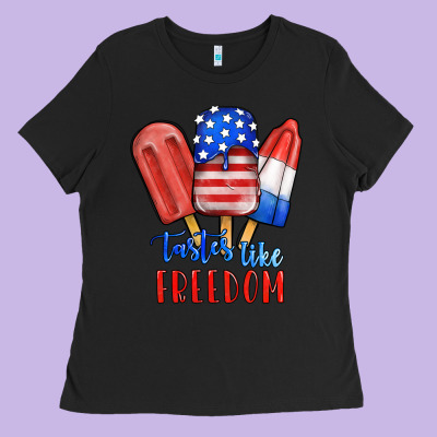 Tastes Like Freedom Ladies Tee Designed By Jahusdesignshop