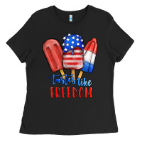 Black tastes like freedom Ladies Tee - JahusDesignShop