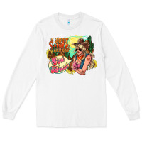 White i just smile and say god bless Long Sleeve Tee - NancyCooperArtShop