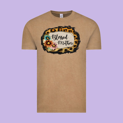 Blessed Mother Vintage Tee Designed By Jasminsmagicworld