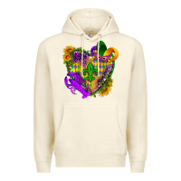Sandshell Mardi Gras heart Premium Hoodie - HowdyJamesFarm