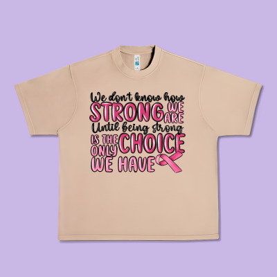 Breast Cancer Malia Urban Heavy Tee Designed By Maliassmallbusiness