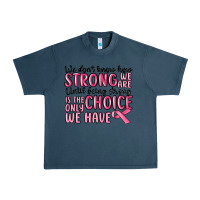 Midnight Navy breast cancer malia Urban Heavy Tee - MaliasSmallBusiness