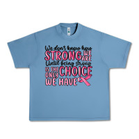 Pebble Blue breast cancer malia Urban Heavy Tee - MaliasSmallBusiness