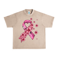 French Oak pink cancer ribbon Urban Heavy Tee - AdoDesignShop