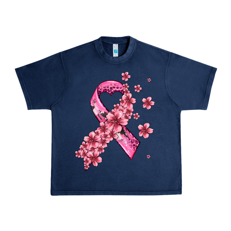 Pink Cancer Ribbon Urban Heavy Tee by AdoDesignShop | Teevron