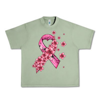Oil Green pink cancer ribbon Urban Heavy Tee - AdoDesignShop