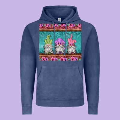 Easter Gnomes Vintage Hoodie Designed By Jasminsmagicworld