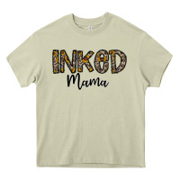 Mossy ınked mama Heavy Core Tee - CowhideDigitalArt