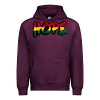 Mauve Wine Juneteenth hope Urban Hoodie - FaDigitalArtStudio