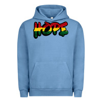 Pigment Pebble Blue Juneteenth hope Urban Hoodie - FaDigitalArtStudio
