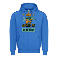 True Royal world's best poppi ever Zipper Hoodie - Jasminsmagicworld