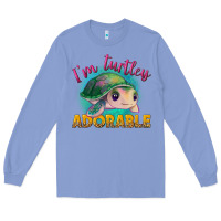 Colony Blue im turtley adorable Long Sleeve Tee - NancyCooperArtShop