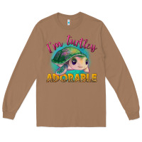 Toasted Coconut im turtley adorable Long Sleeve Tee - NancyCooperArtShop