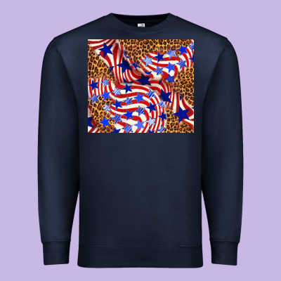 4th Of July Patriotic Usa Premium Sweatshirt Designed By Tumblerdesignbyshophia