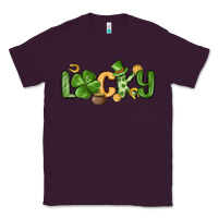 Plum lucky st patrick s day Classic Tee - MaliasSmallBusiness
