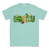 Seafoam lucky st patrick s day Classic Tee - MaliasSmallBusiness